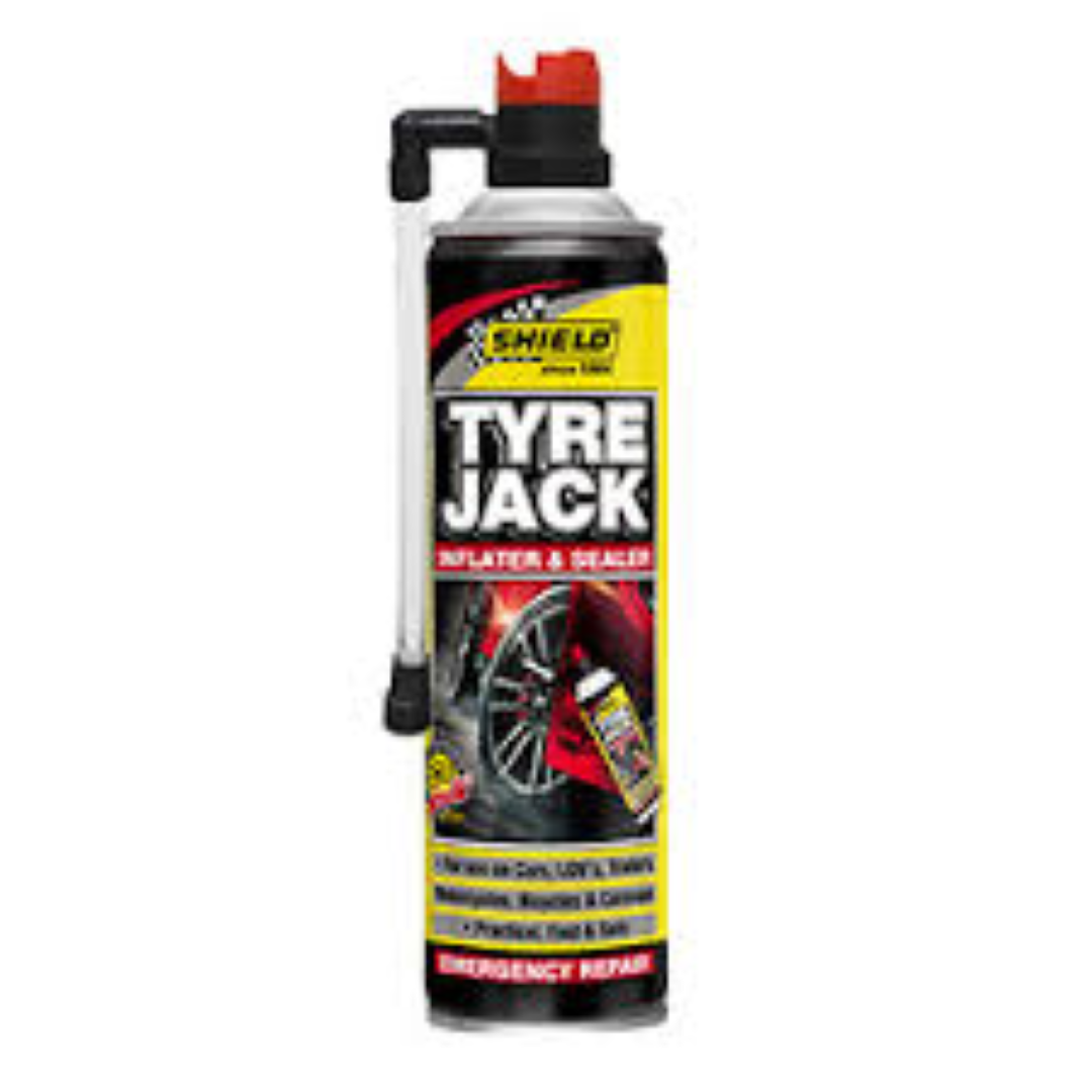 SHIELD TYRE JACK EMERGENCY REPAIR 340ML SH114